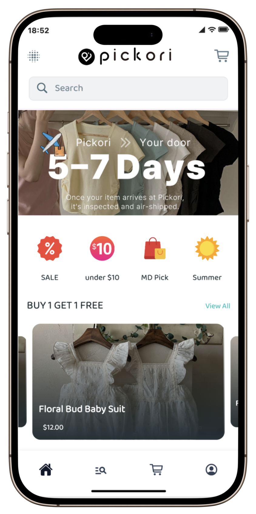 one App on iPhone